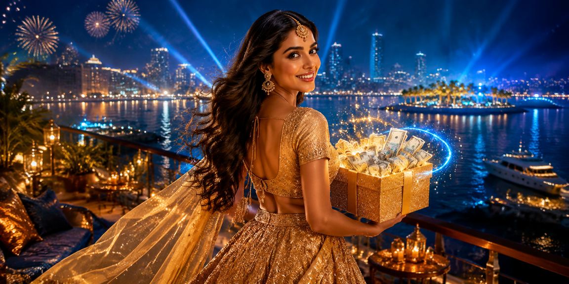 Ahmedabad Riverfront area highlighting entertainment and casino scene